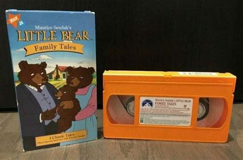 Nick Jr Little Bear Family Tales VHS Tape