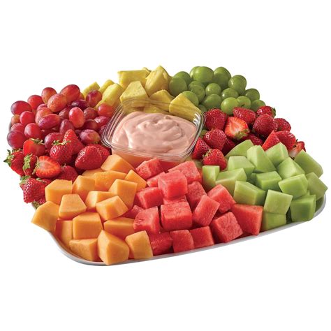 H-E-B Medium Fresh Fruit Party Tray - Strawberry Cheesecake Dip - Shop Standard party trays at H-E-B