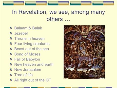 03 Revelation Old Testament Background Of Revelation