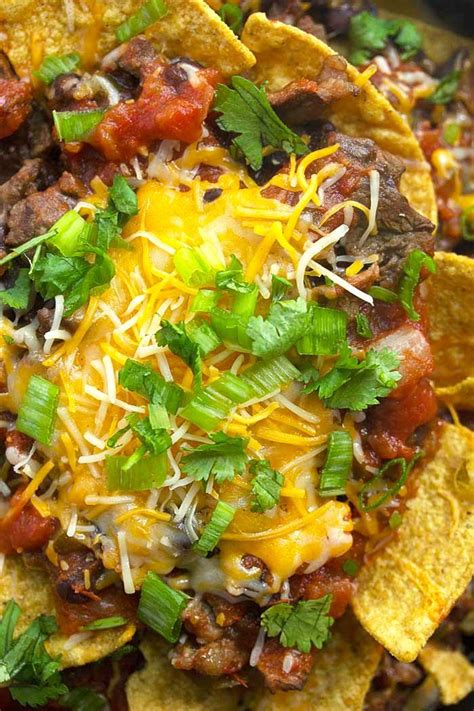 Steak Nachos Recipe | Recipe | Steak nachos, Nachos recipe, Beef recipes