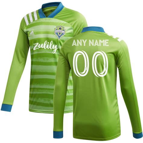 Men's Seattle Sounders FC adidas Green 2020 Forever Green Custom ...