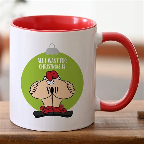 Funny Boyfriend Christmas Mug Naughty Christmas Coffee Mug | Etsy