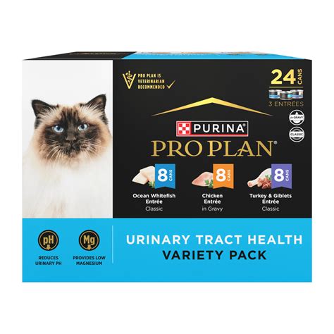 Purina Pro Plan Urinary Tract Health Ocean Whitefish, Chicken, Turkey and Giblets Wet Cat Food ...