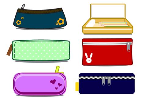 Pencil Case Vector Art, Icons, and Graphics for Free Download