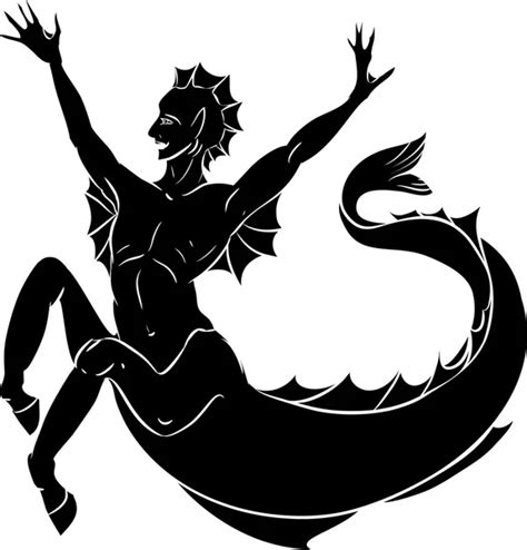 Ichthyocentaur mythological creature ⬇ Vector Image by © mariaflaya ...