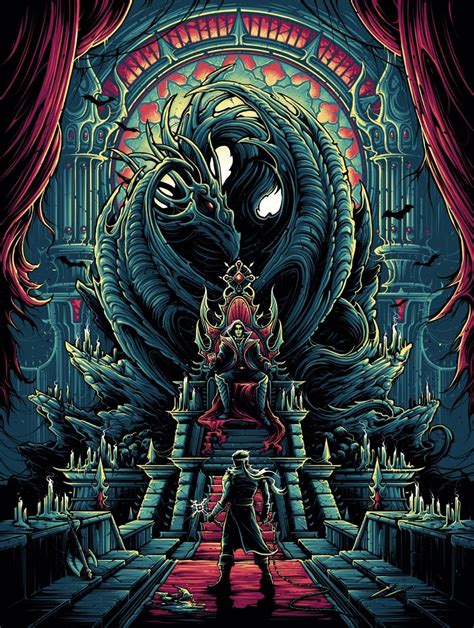 Richter Belmont v Dracula - Poster Art by Dan Mumford : r/castlevania