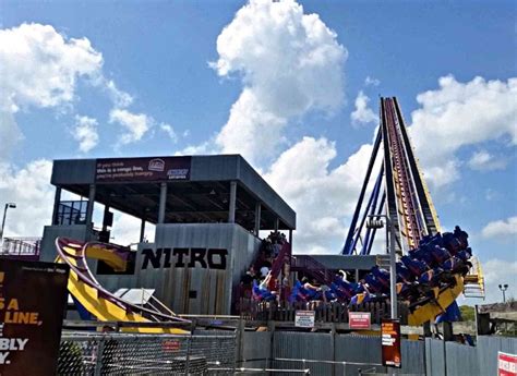 Nitro | Roller coaster at Six Flags Great Adventure | Parkz - Theme Parks