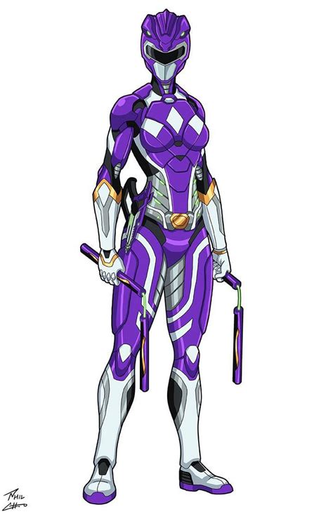 MMPR Purple Ranger Concept Character Design by Phil Cho : r/powerrangers