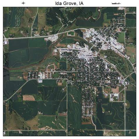 Aerial Photography Map of Ida Grove, IA Iowa