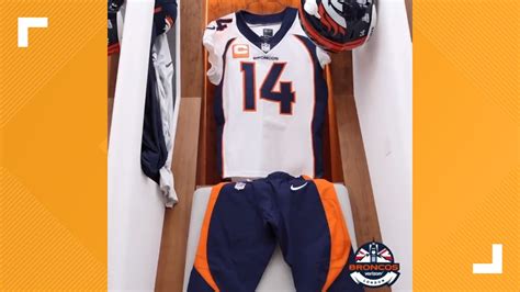 Denver Broncos debut their uniforms for Sunday's game versus Jags ...