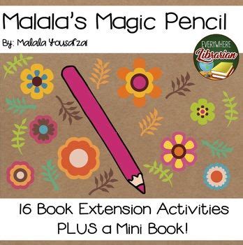 Malala's Magic Pencil 16 Book Extension Activities PLUS Mini Book in 2024