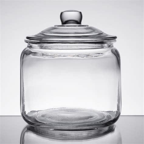 Choice 0.75 Gallon Glass Jar with Lid