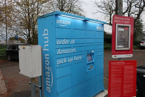 Amazon Hub lockers, Ely railway station © Hugh Venables cc-by-sa/2.0 :: Geograph Britain and Ireland