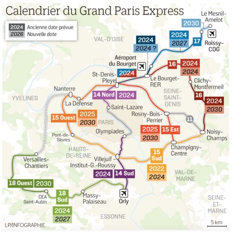 Grand Paris Express : la totalité des lignes réalisées en 2030 ! – Bee ...