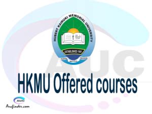 HKMU courses 2022 | Hubert Kairuki Memorial University offered Courses 2022