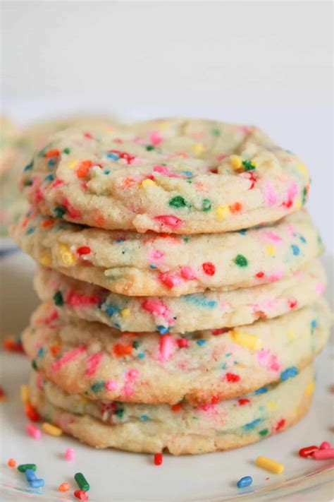 Soft Sprinkle Sugar Cookies - Celebrating Sweets