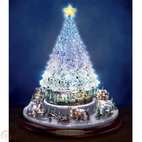 Thomas Kinkade Christmas Tree With Lights, Motion and Music | #1844070410