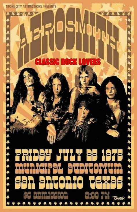 Pin by dia on Classic Rock Lovers | Aerosmith concert, Concert posters, Vintage music posters