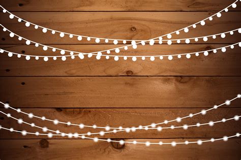 String Lights Clip Art Set - PNG, AI