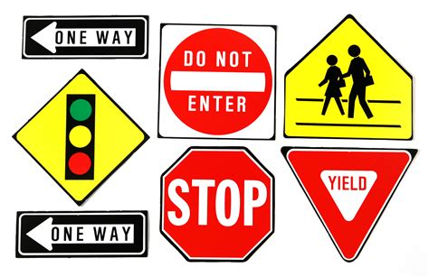 16 Traffic Sign Icons Images - Traffic Sign Icons Free, Traffic Safety Signs and Symbols and ...