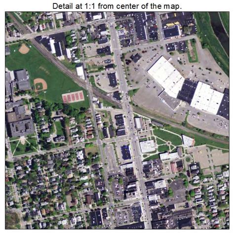 Aerial Photography Map of Olean, NY New York