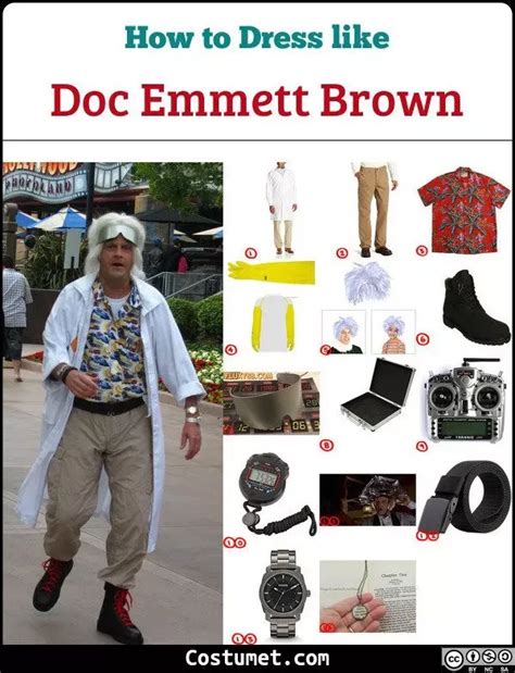 Doc Brown (Back to the Future) Costume for Cosplay & Halloween | Doc ...