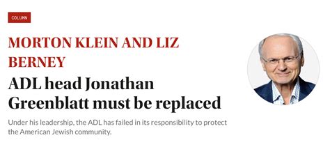 ADL head Jonathan Greenblatt must be replaced - Jewish Leadership Project