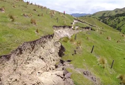 Michael Braasch Consulting Drone footage of 14Nov2016 New Zealand Quake