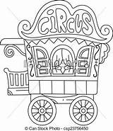 Gypsy Caravan Wagon Coloring Pages sketch template