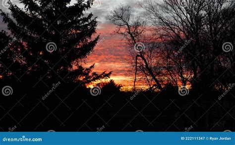 Patriotic Sunrise for a Glorious Day Stock Image - Image of cloud, skyline: 222111347