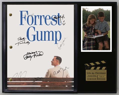 Forrest Gump Tom Hanks Ltd Edition Reproduction Movie Script Cinema ...