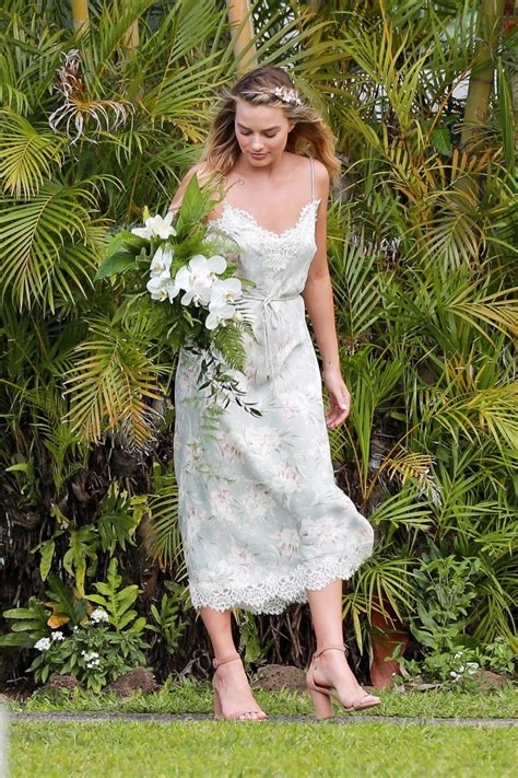 MARGOT ROBBIE at a Friend’s Wedding in Kaui 05/14/2017 – HawtCelebs