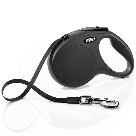 Flexi Classic Retractable Dog Leash in Black, 16' | Petco