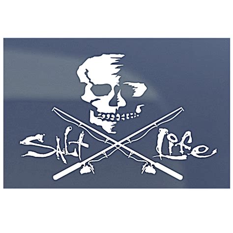 Skull & Poles Decal | Salt life stickers, Salt life decals, Salt life