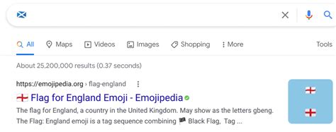 when you google the Scottish flag emoji the first result is the English ...