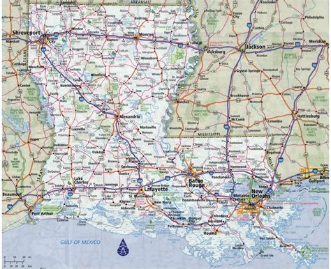 Maps of Louisiana | Collection of maps of Louisiana state | USA | Maps ...