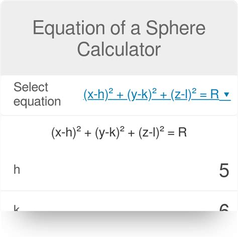 54+ equation of sphere given center and radius calculator - DeclanMuddathir