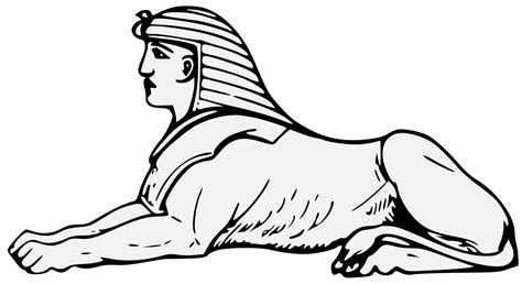 Sphinx Drawing | Free download on ClipArtMag