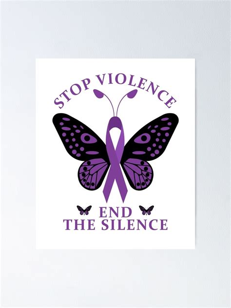 "domestic violence awareness butterfly-STOP VIOLENCE END THE SILENCE ...