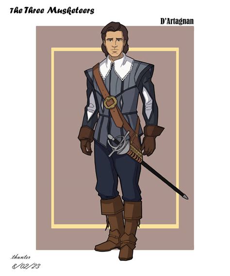 The Three Musketeers: D'artagnan by Traethedesigner on DeviantArt