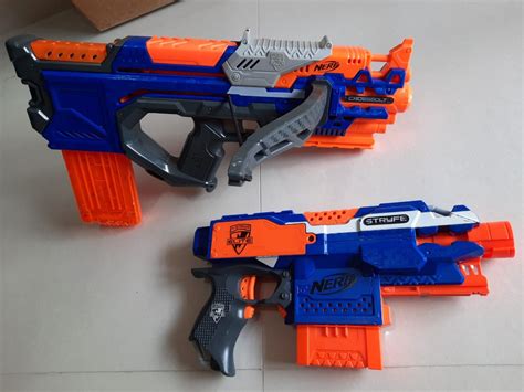 Nerf Guns(blue), Hobbies & Toys, Toys & Games on Carousell