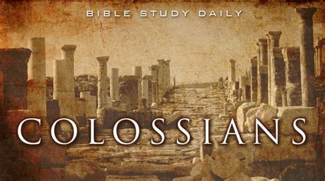 Introduction to Colossians - Bible Study Daily