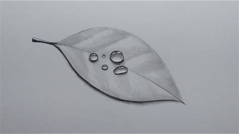 How To Draw Water Drops With Pencil