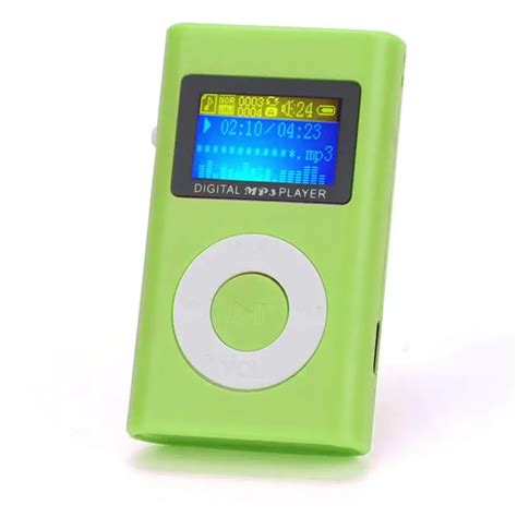 Overmal 2018 Mini MP3 Player USB LCD Screen Support 32GB Micro SD TF Card MP3 Player For ...