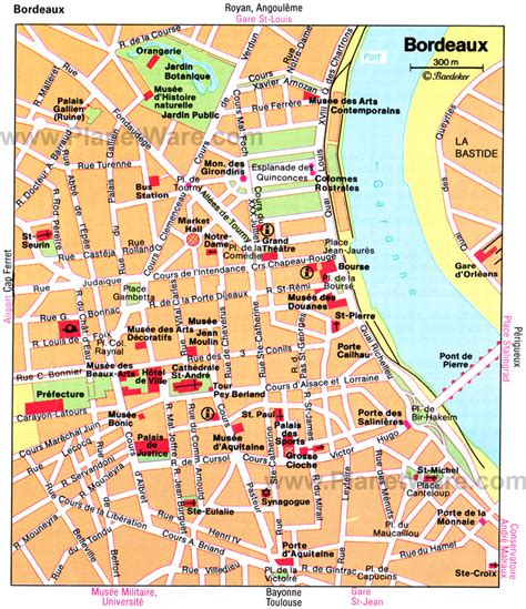 Bordeaux Map - France