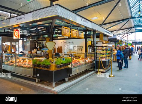 Torvehallerne, food market, market hall, Copenhagen, Denmark Stock ...