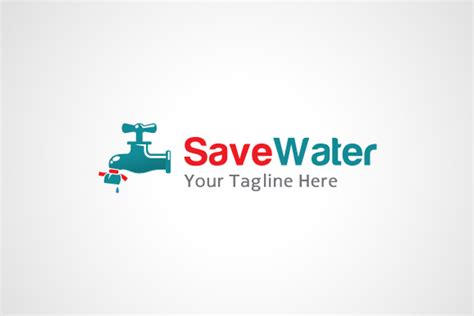 Save Water Logo Design / icon | Creative Logo Templates ~ Creative Market