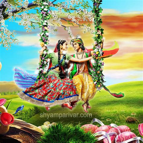 Radha Krishna Swing Wallpapers - Top Free Radha Krishna Swing Backgrounds - WallpaperAccess