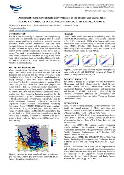 (PDF) Assessing the wind wave climate at several scales in the offshore and coastal zones