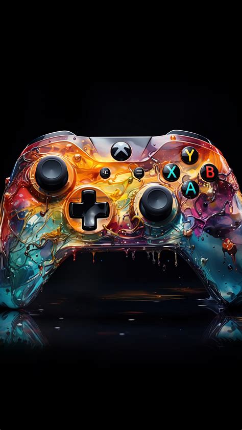 Xbox Controller Art 4K #831m Wallpaper iPhone Phone